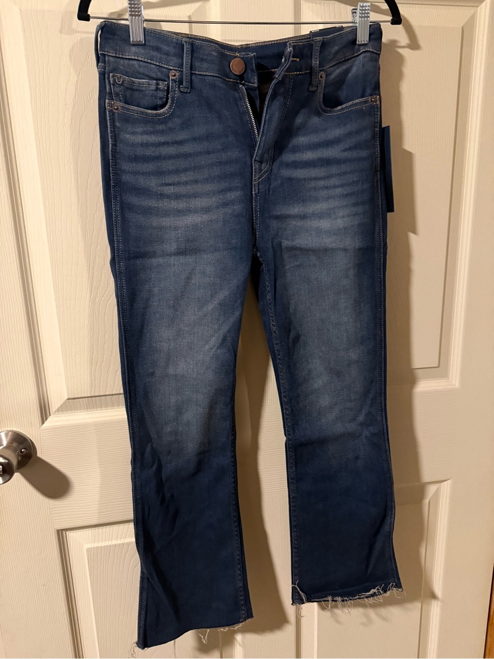 True Religion Women’s Becca High Rise Baby Boot Jeans, Size 28